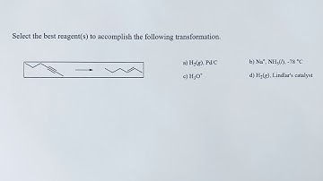 Dissolving metal reduction of an alkyne example