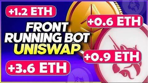 Uniswap Front Running Bot MEV | ETH Flash Loan Arbitrage 2023 Update