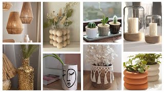 ✨️12 فكرة لصنع ديكورات للبيت#deco_ideas بإعادة التدوير ♻️و بدون تكاليف !#upcycle #diy #deco #