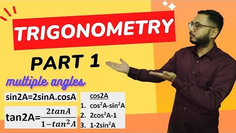 Trigonometry Multiple Angles Part 1 Class 10 Optional Math