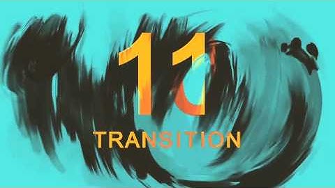 Oil Paint Brush Transition Pack After Effects Template