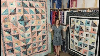 【美品】UN3D. LAYERED LIKE QUILTING CT 36 3d Quilt Pattern, Geometric Quilt Block Pattern, Interwoven