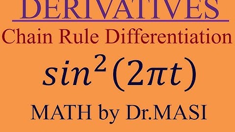 What is the Derivative of sec^(2pit), Chain Rule Differentiation