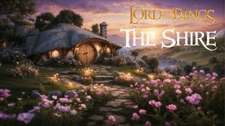 The Shire: Embracing the Sunset's Warm Embrace/ The Lord of The Rings