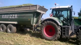 john deere 8270r con visini 4 assi e partenza fendt828+ravizza 3 assi