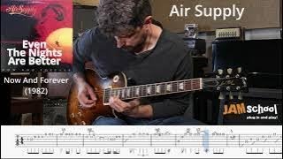 Air Supply Even the Nights Are Better Guitar Solo (With TAB)