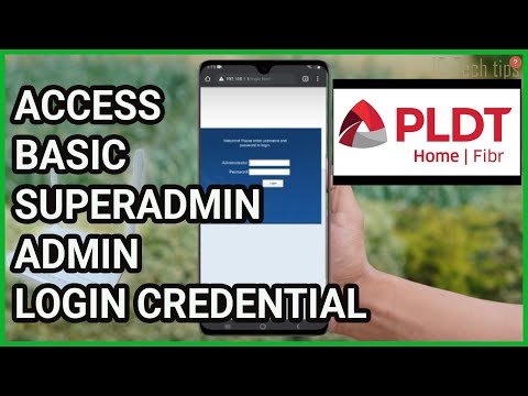 Access Basic, Superadmin, Admin Login Credential on PLDT FIBR Using Android Phone
