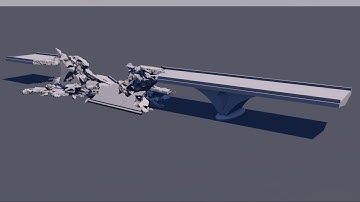 C4D Bridge collapse test