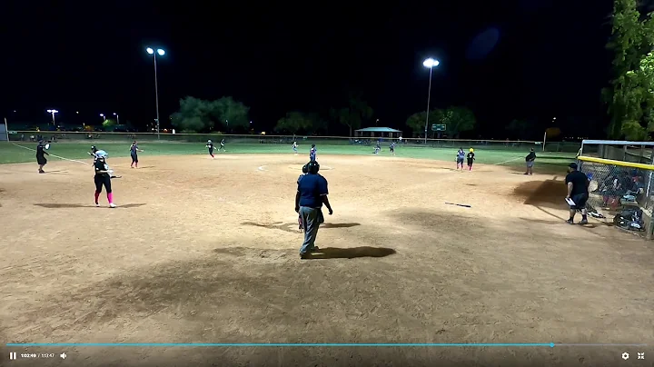 Gracie Gonzales sliding catch from right field.