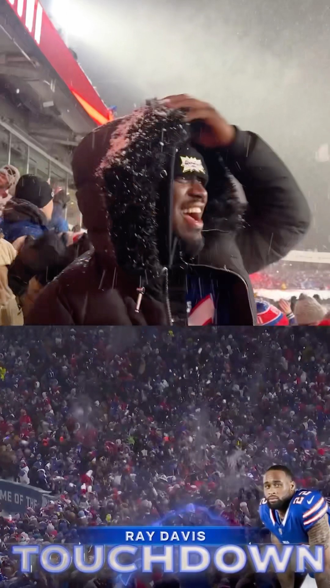 Making it snow in Buffalo!! ?️☃️ @ajgreene15