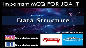 HPSSC JOA IT 939 MCQ SERIES || DATA STRUCTURE ||