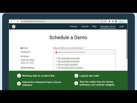 How to keyboard accessibility test
