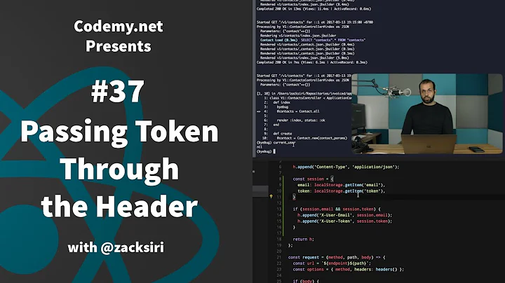 React: Passing Token Through the Header - [037]