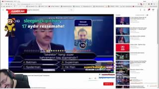 JAHREİN KİM MİLYONER OLMAK İSTER KOMİK ADAM!!!!!