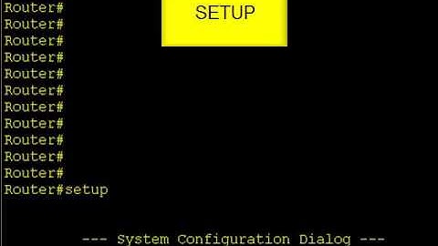 5. Router Setup Mode