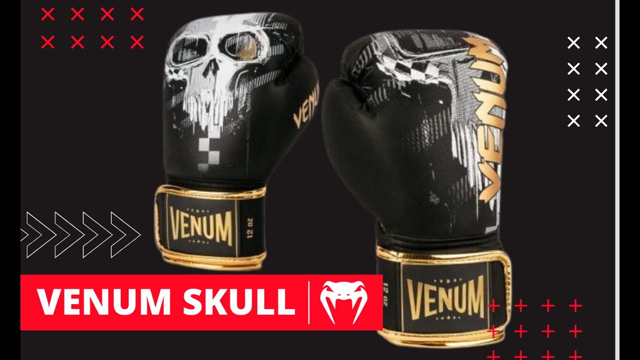 Venum Skull Boxing gloves - Black