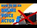 How To Be An Online Voice Actor Part 5 | Recording Clear