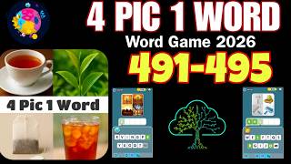 4 PIC 1 WORD Word Game 2026 level 491 492 493 494 495 screenshot 5