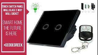 Saklar Lampu Touch Screen 3 Tombol