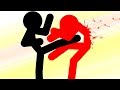 Мультяшный Нарисованный Герой Стикмен против Зомби в игре для мальчиков Age of Stick 5