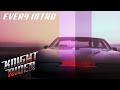 Every Intro (Seasons 1-4) | Knight Rider