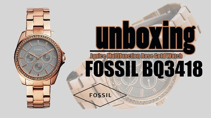 [UNBOXING] FOSSIL BQ3418 | Janice Multifunction Ro...