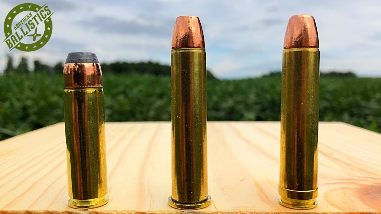 Today on Kentucky Ballistics we have 500 S&amp;W Magnum vs 45-70 vs 450 M...