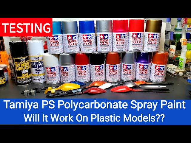 Testing Tamiya PS Polycarbonate Spray Paint - Will It Work On