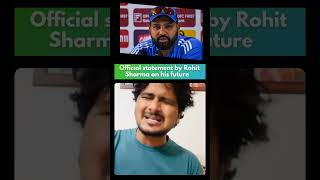Official statement by Rohit Sharma on his future in ODI in press conference , #cricket #rohitsharma