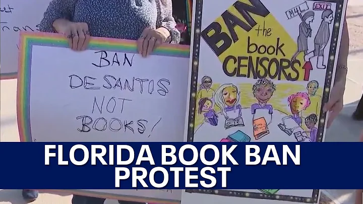 Protestors argue against banned books in Brevard County