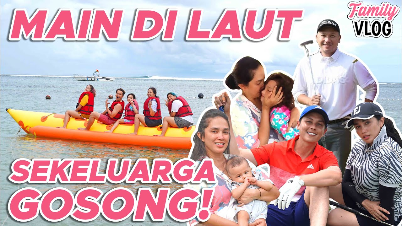 SHEVA NAIK JETSKI! ELEA HISTERIS DICEBURIN TENGAH LAUT! GOLF AMA GADING