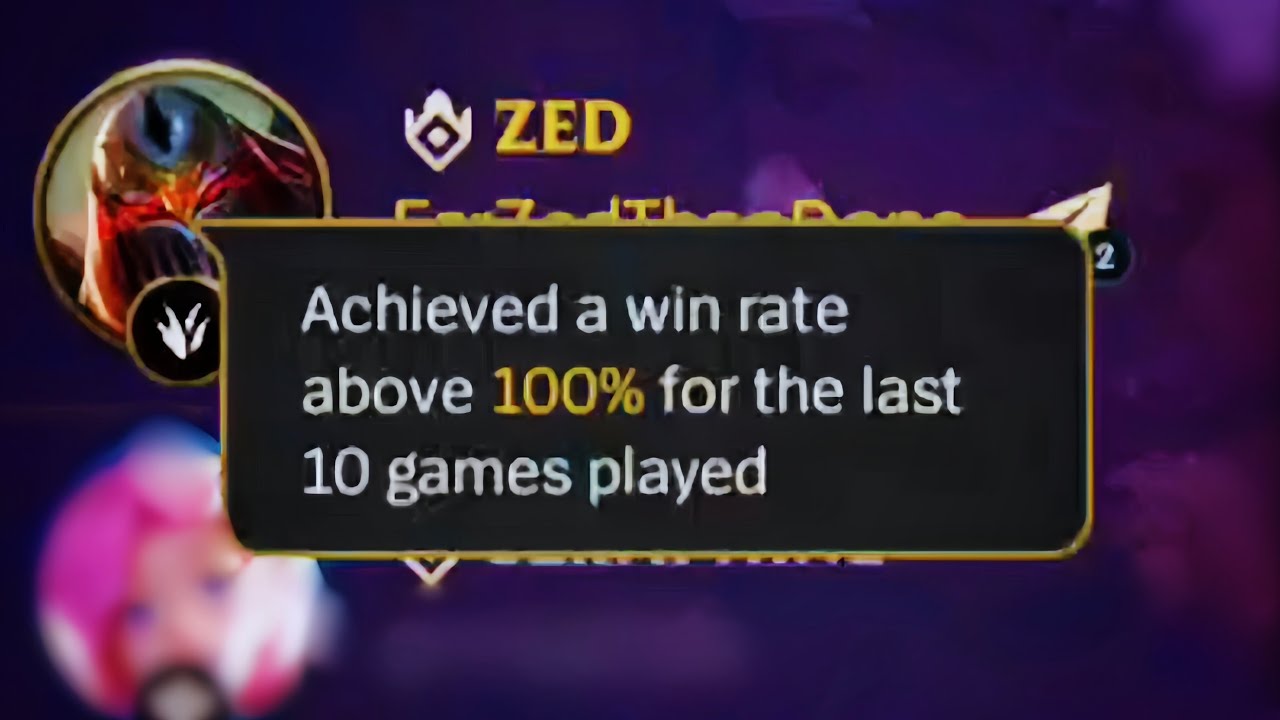 100% ZED WIN RATE BY THE WAY | WILD RIFT