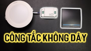 Công tắc không dây dán tường