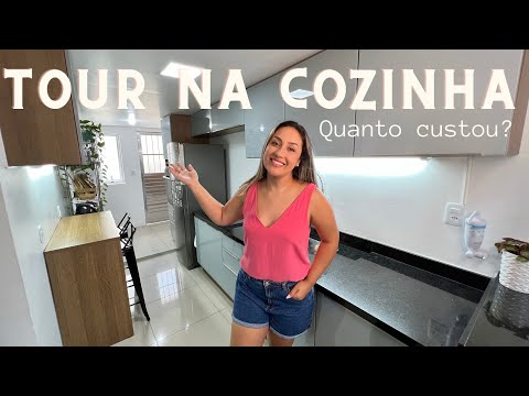 Tour pela minha cozinha nova!