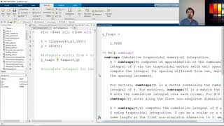 Numerical Integration Using Trapezoidal Rule in MATLAB