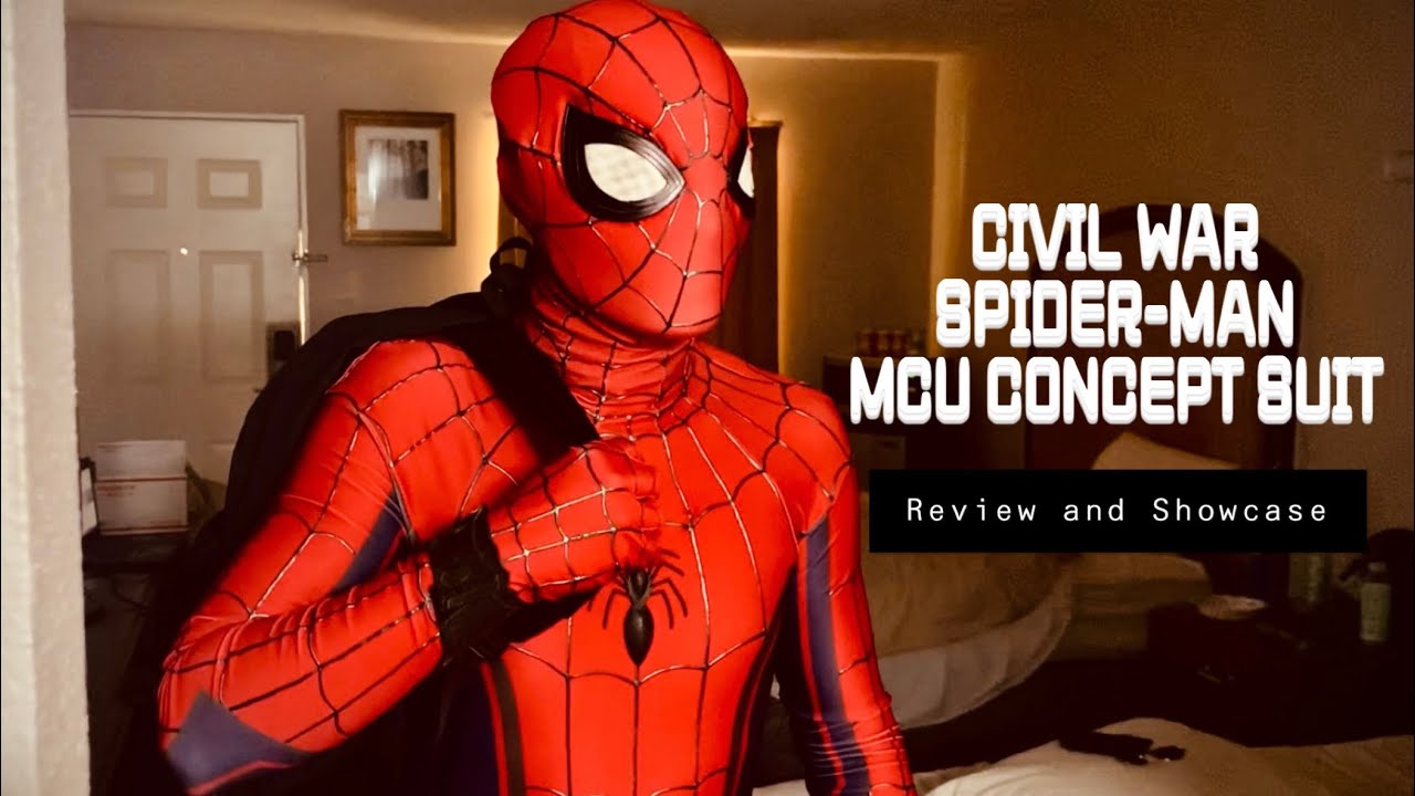 Spider-Man MCU Civil War Concept Suit Review (Replica Costume) - YouTube