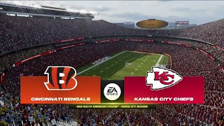 Bengals vs Chiefs Week 2 Simulation (Madden 25 Rosters)