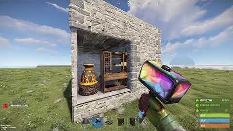 Easy Rust trap base (0 electricity or shotgun traps)