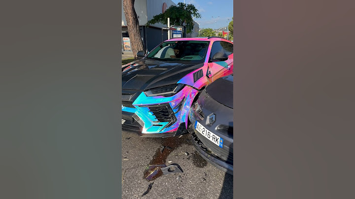 CRASH MY LAMBORGHINI URUS 😭 #foryou #lamborghini #perte