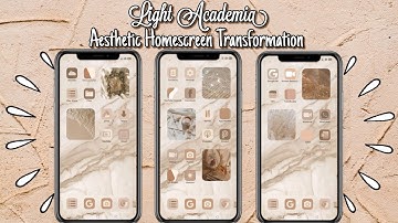 Aesthetic Phone Transformation | iOS 14 On Android | Light Academia