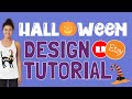 Halloween Design Tutorial - For RedBubble Print on Demand & Etsy Printables