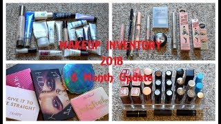 Makeup Inventory 2018: 6 Month Update