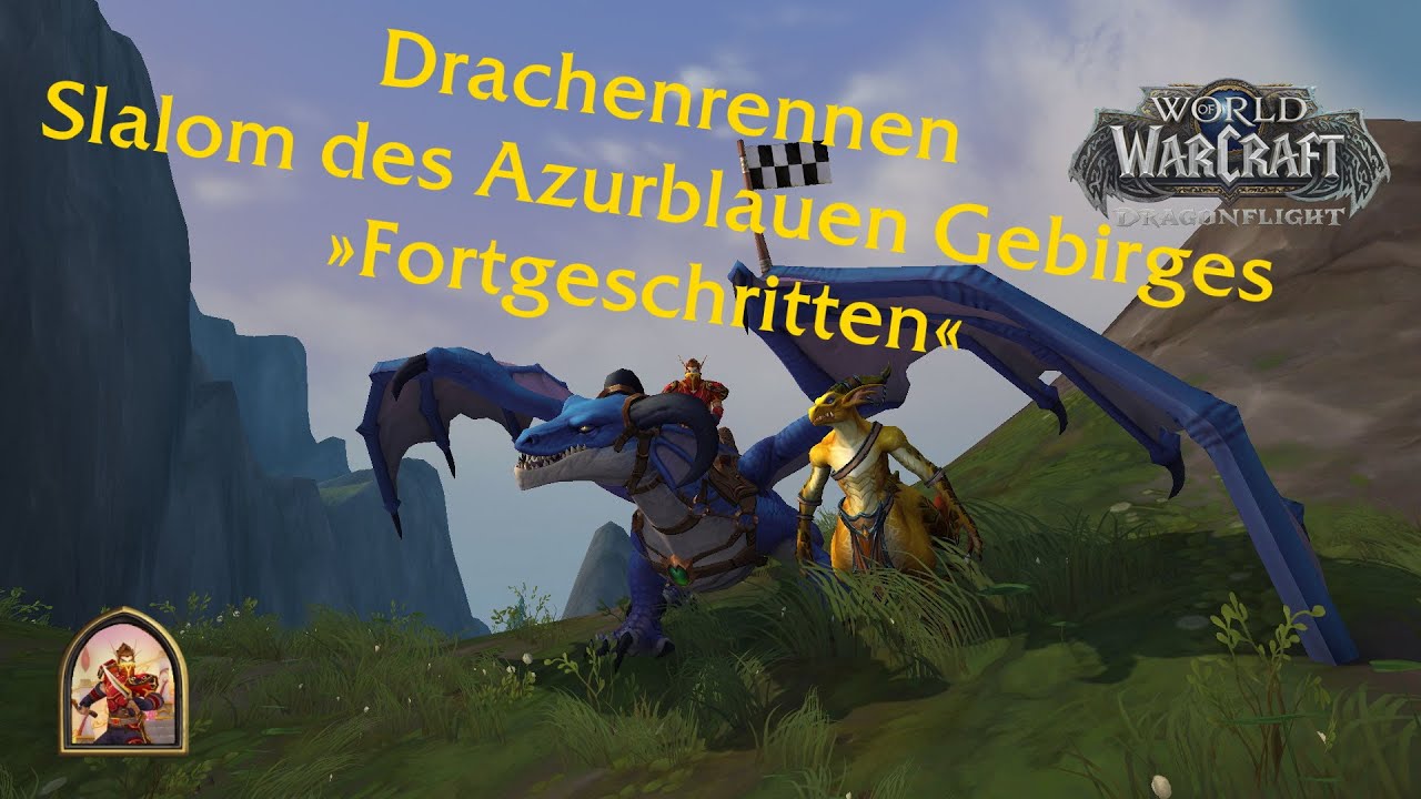 The Azure Span Slalom Advanced: Gold (Dragon Racing, WoW: Dragonflight)