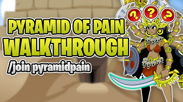 Pyramid Of Pain Quest Walkthrough /join pyramidpain - AQW
