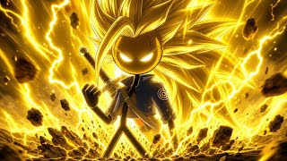 TRUNKS SSJ3 UNLEASHED! ⚡ Stickman Epic Fight Scene screenshot 3