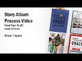 Scrapbook Story Album Process | Feed Your Craft | Happy At Home | Grace & Space