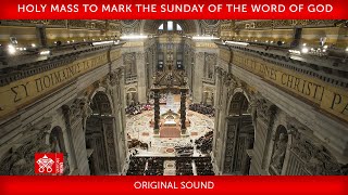 21 January 2024, Holy Mass to mark the Sunday of the Word of God | Pope Francis