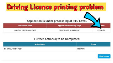 Driving licence printing problem | DL not received | How to get driving licence after passing test