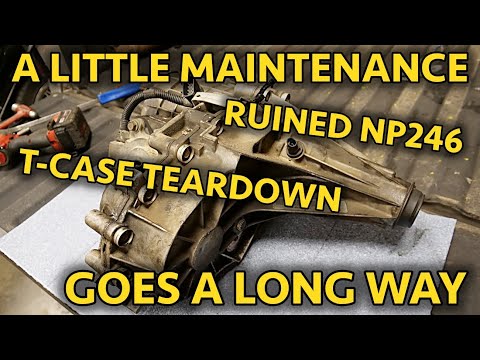 Failed Chevy Silverado 4x4 NP246 Transfercase Teardown! 4 Button GMT800 Transfercase Autopsy!