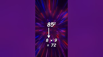 Squaring TRICK! (numbers ending in 5) #mathtricks #math